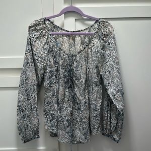 Free People Flowy Floral Top